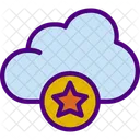 Favorite Cloud Cloud Rating Cloud Stars Icon