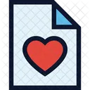 File Document Heart Icon