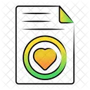 Favorite File Favorite Document Favorite Paper Icon