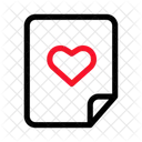 File Favorite Heart Icon