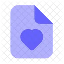 Favorite File Like File Love File Icon