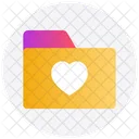 Heart Favorite Folder Icon