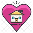 Favorite Love House Icon