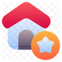 Favorite House Favourite Star Icon