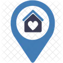 Favorite House Location Accomodation Family House Icon