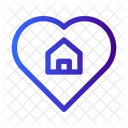 Favorite House Heart Icon