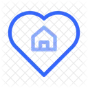 Favorite House Heart Icon