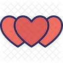 Favorite Heart Shape Hearts Icon
