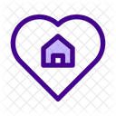 Favorite House Heart Icon