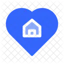 Favorite House Heart Icon