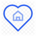 Favorite House Heart Icon