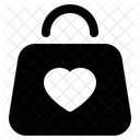 Favorite Shop Bag Love Icon