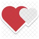 Favorite Feeling Loved Hearts Icon