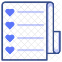 Favorite List  Icon