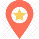 Favorite Location Gps Location Pin Icon