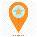 Favorite Location Location Pin Icon