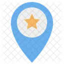 Favorite Location Map Gps Icon