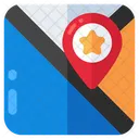 Favorite Location Direction Gps Icon