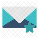 Mail Letter Star Icon