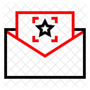 Mail Star Favorite Icon