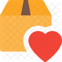 Favorite Parcel Box Heart Love Delivery Icon