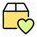 Favorite Parcel Box Heart Love Delivery Icon