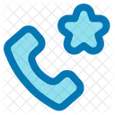 Favorite Phone Star Communication Icon