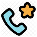 Favorite Phone Star Communication Icon