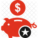 Favorite piggy bank  Icon