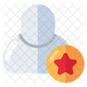 Favorite Account Favorite Profile Starred Account 아이콘