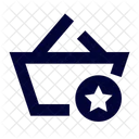 Favorite Shopping Basket  Icon