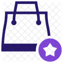 Star Favourite Shopping Bag Icon