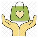 Favorite Shopping Handbag Tote Icon