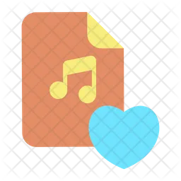 Favorite Song File  Icon
