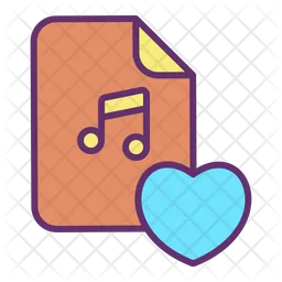 Favorite Song File  Icon