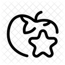 Tomato Favorite Heart Icon