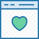 Favorite Webpage Bookmark Love Icon