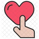 Love Favourite Finger Icon