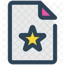 Ecommerce File Star Icon