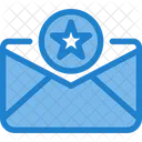 Best Star Favourite Mail Starred Mail Icon
