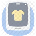 Favourite Tshirt Flat Rounded Icon 아이콘