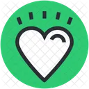 Favourites Heart Shape Icon