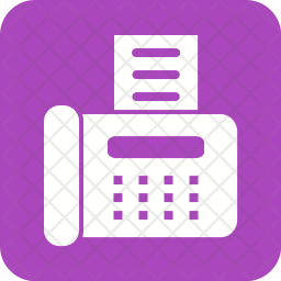 Fax Icon Of Glyph Style Available In Svg Png Eps Ai Icon Fonts