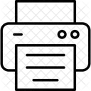 Fax Paper Print Icon