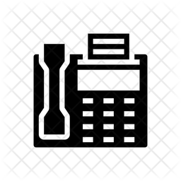 Fax Icon Of Glyph Style Available In Svg Png Eps Ai Icon Fonts