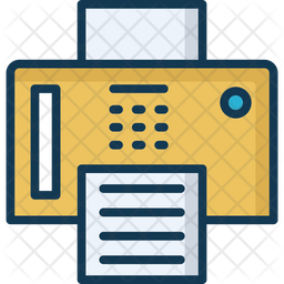 Fax Icon Of Colored Outline Style Available In Svg Png Eps Ai Icon Fonts
