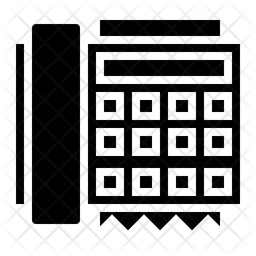 Fax Icon Of Glyph Style Available In Svg Png Eps Ai Icon Fonts