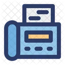 Fax Paper Device Icon