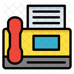Fax Icon Of Colored Outline Style Available In Svg Png Eps Ai Icon Fonts