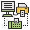 Fax Copy Service Icon